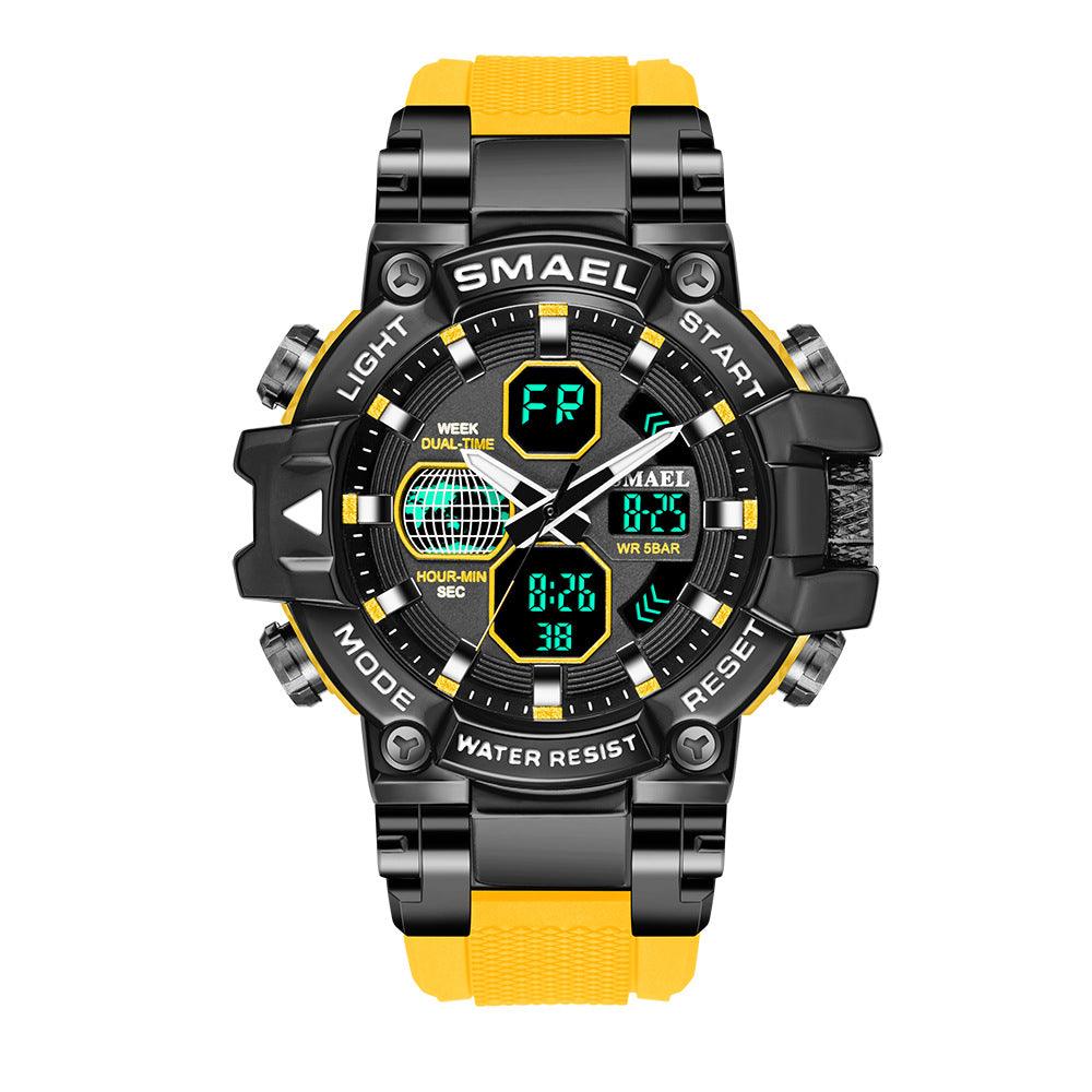 Brand Men's Sports Fashion Fitness Watch Dual - Amazitshop