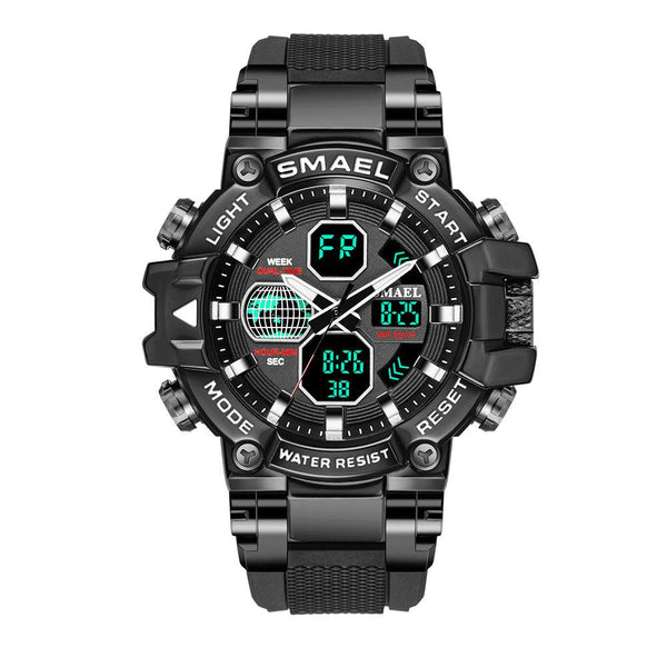 Brand Men's Sports Fashion Fitness Watch Dual - Amazitshop