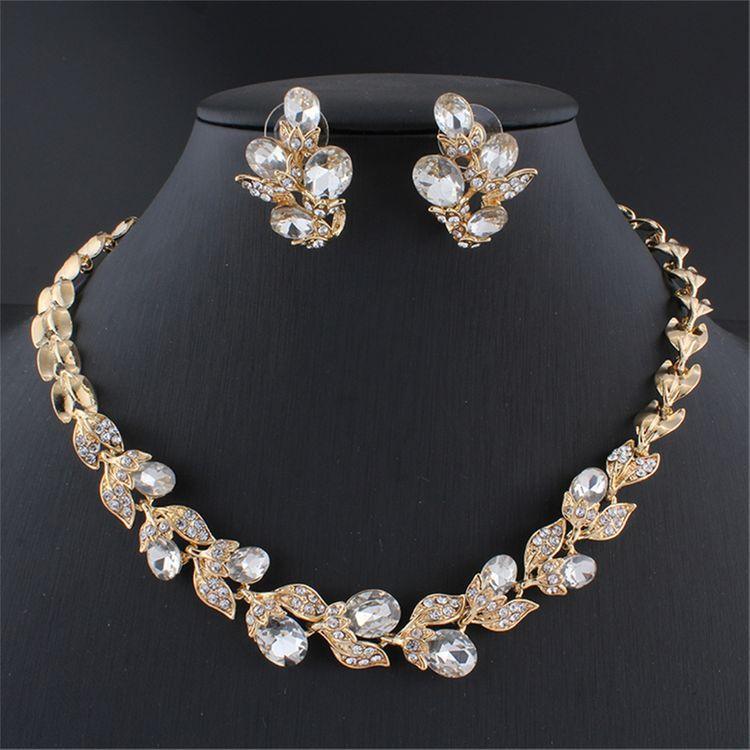 Bridal Jewelry Two - Piece Banquet Accessories - Amazitshop