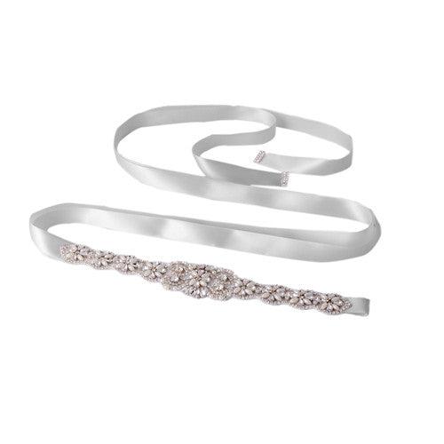 Bridal wedding belt with rhinestone decoration - Amazitshop