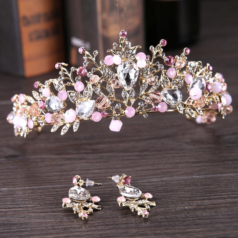 Bride Crystal Crown Hair Accessory - Amazitshop