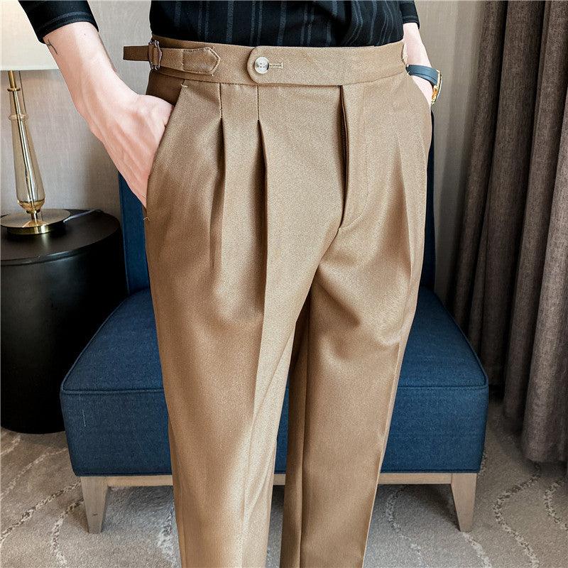 British Gentleman Straight Casual Pants Male - Amazitshop