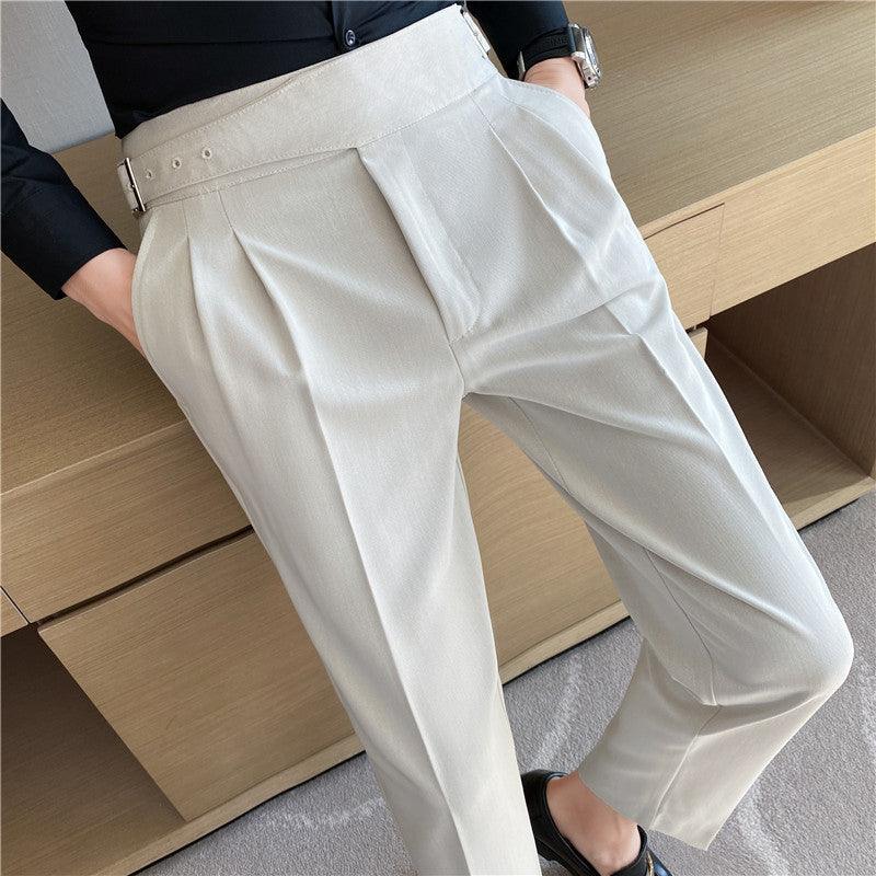 British Gentleman Straight Casual Pants Male - Amazitshop