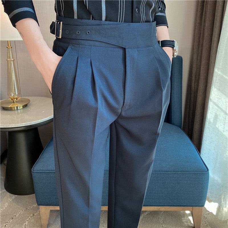 British Gentleman Straight Casual Pants Male - Amazitshop