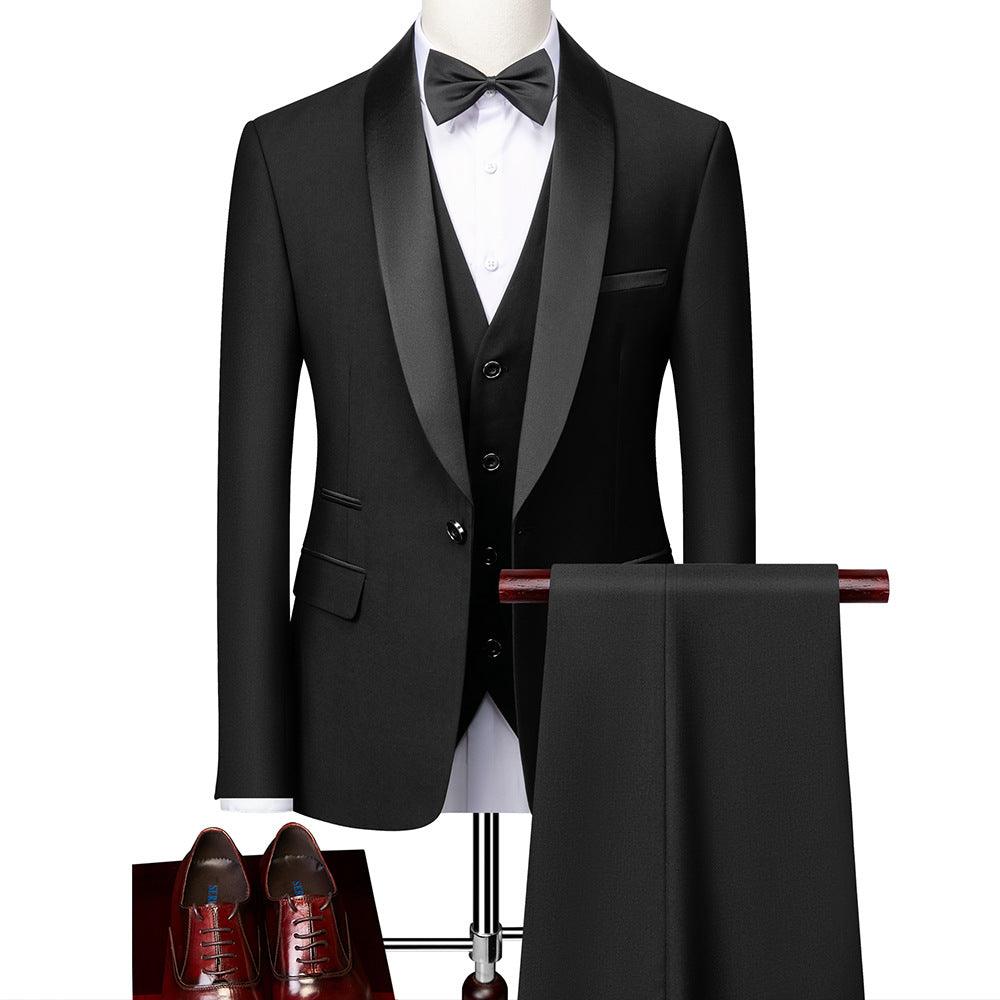 Business Casual Suits Men's Wedding Groom Dresses Pavilion Slim Fit - Amazitshop