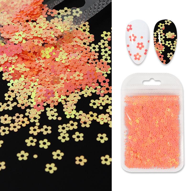 Butterfly Flower Nail Art Sequins Crystal Nail Glue - Amazitshop