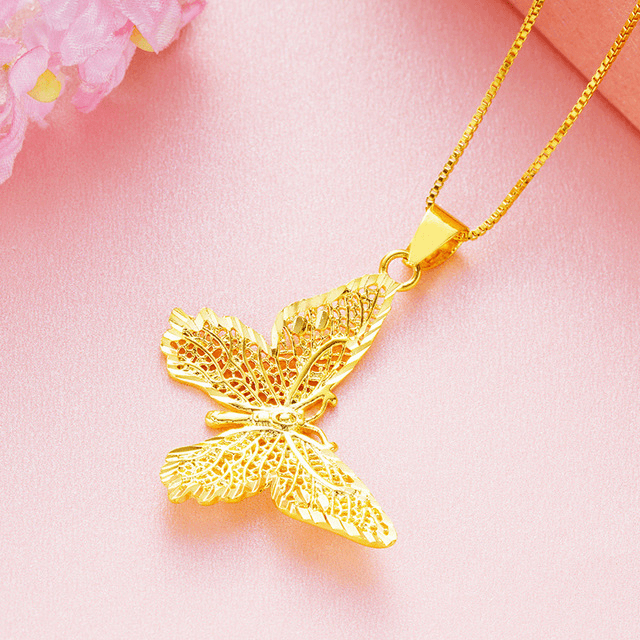 Butterfly Pendant Chain Necklaces - Amazitshop