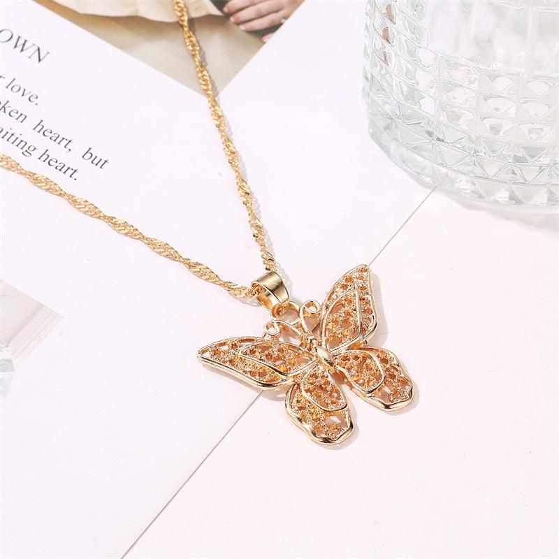 Butterfly Statement Necklaces Pendants - Amazitshop