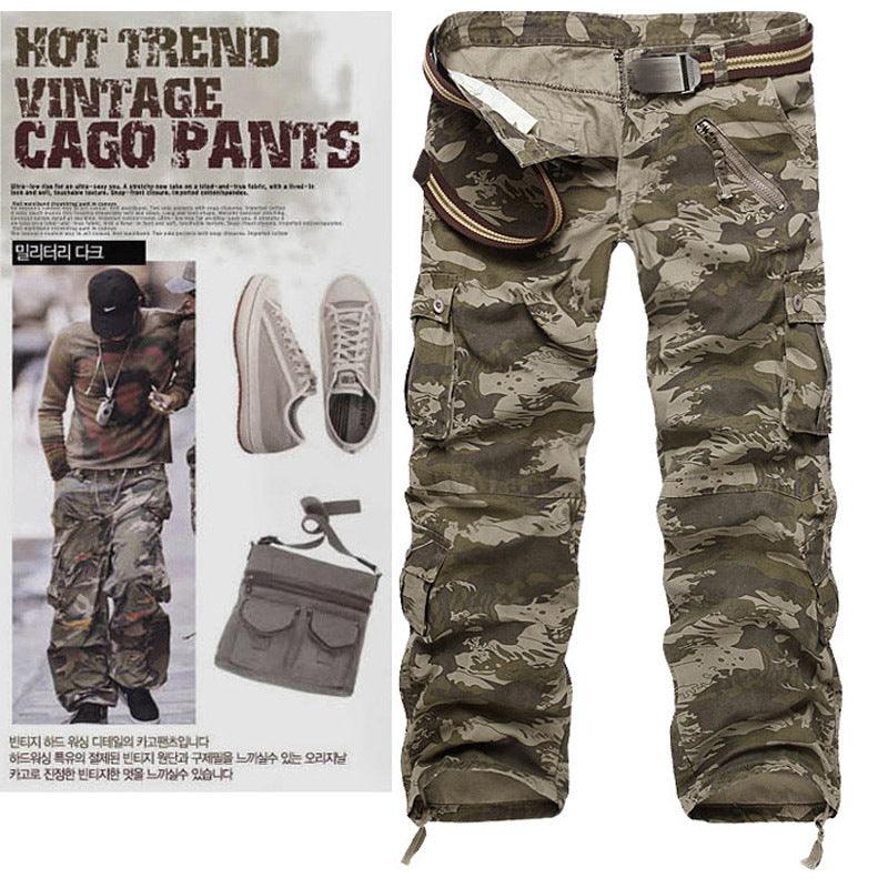 Camouflage Cargo Trousers - Amazitshop