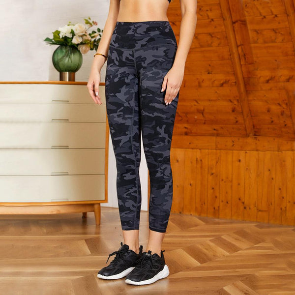 Camouflage Print Gym Trainer Sports Yoga Wear - Amazitshop