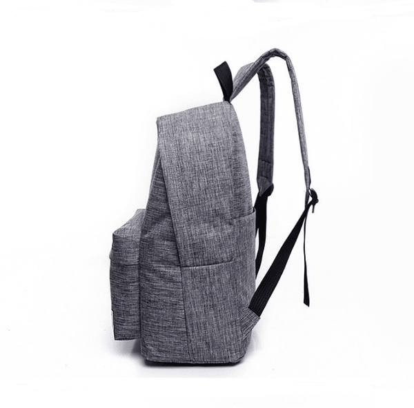 Canvas Men women Backpack College Students High Middle School Bags For Teenager Boy Girls Laptop Travel Backpacks - Amazitshop