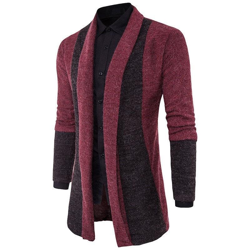 Cardigan Sweater Mens Casual Coat Knitwear Coat Men Clothing - Amazitshop