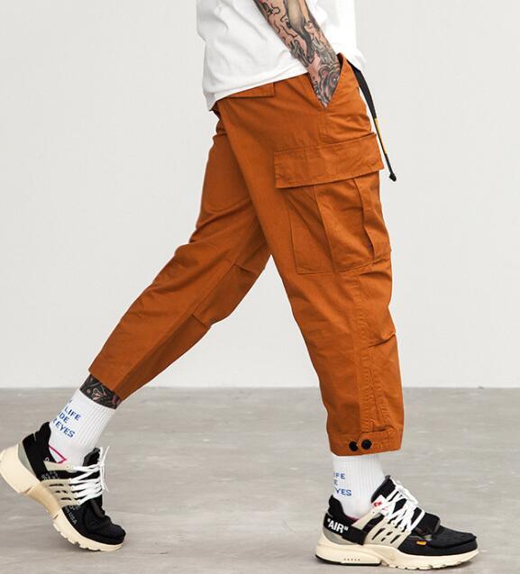 Cargo Calf - Length Jogger Pants - Amazitshop