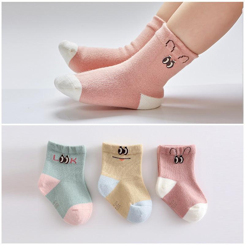 Cartoon Accessories Baby Socks Boneless Baby Cotton Socks - Amazitshop