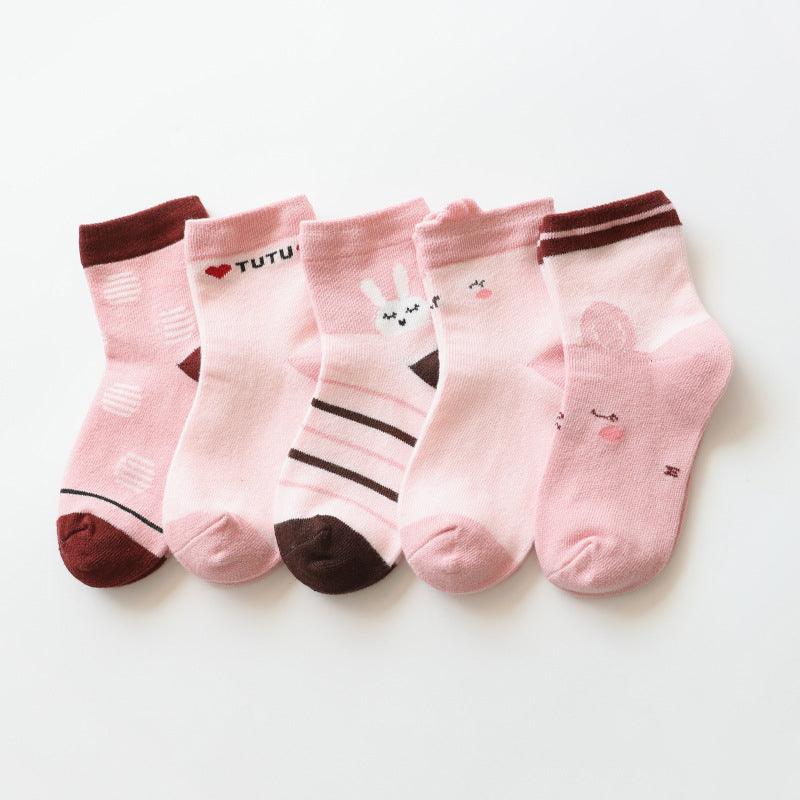 Cartoon Animal Cotton Socks For Boys And Girls - Amazitshop