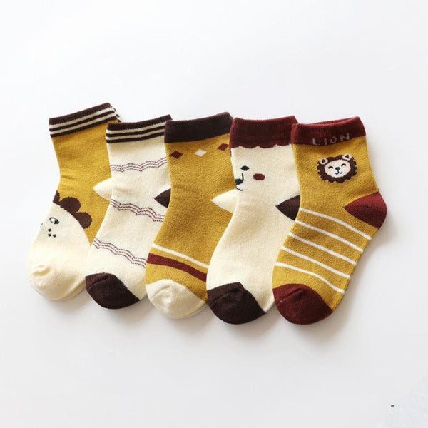 Cartoon Animal Cotton Socks For Boys And Girls - Amazitshop