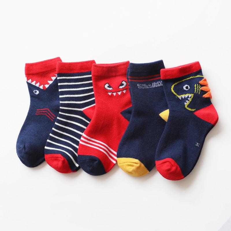 Cartoon Animal Cotton Socks For Boys And Girls - Amazitshop