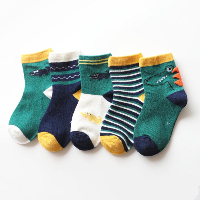 Cartoon Animal Cotton Socks For Boys And Girls - Amazitshop