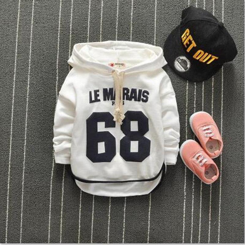 Cartoon casual digital print baby hoodie - Amazitshop