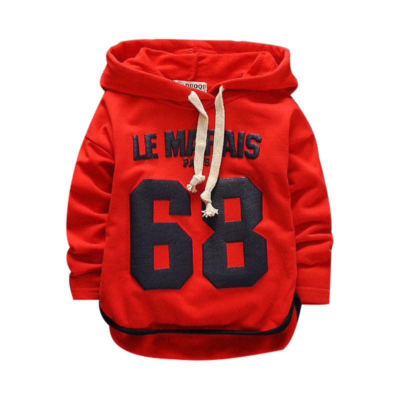 Cartoon casual digital print baby hoodie - Amazitshop