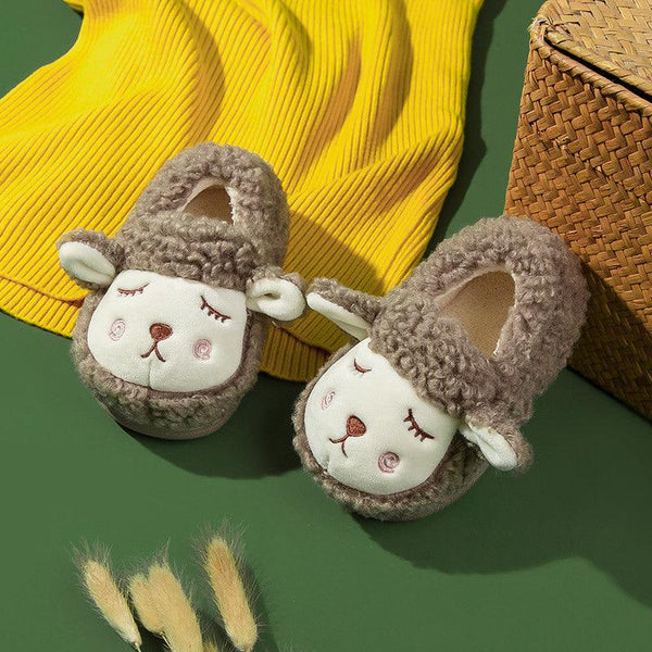 Cartoon Cute Indoor Home Furnishing Girls Bag With Thickened Plush Shoes - Amazitshop