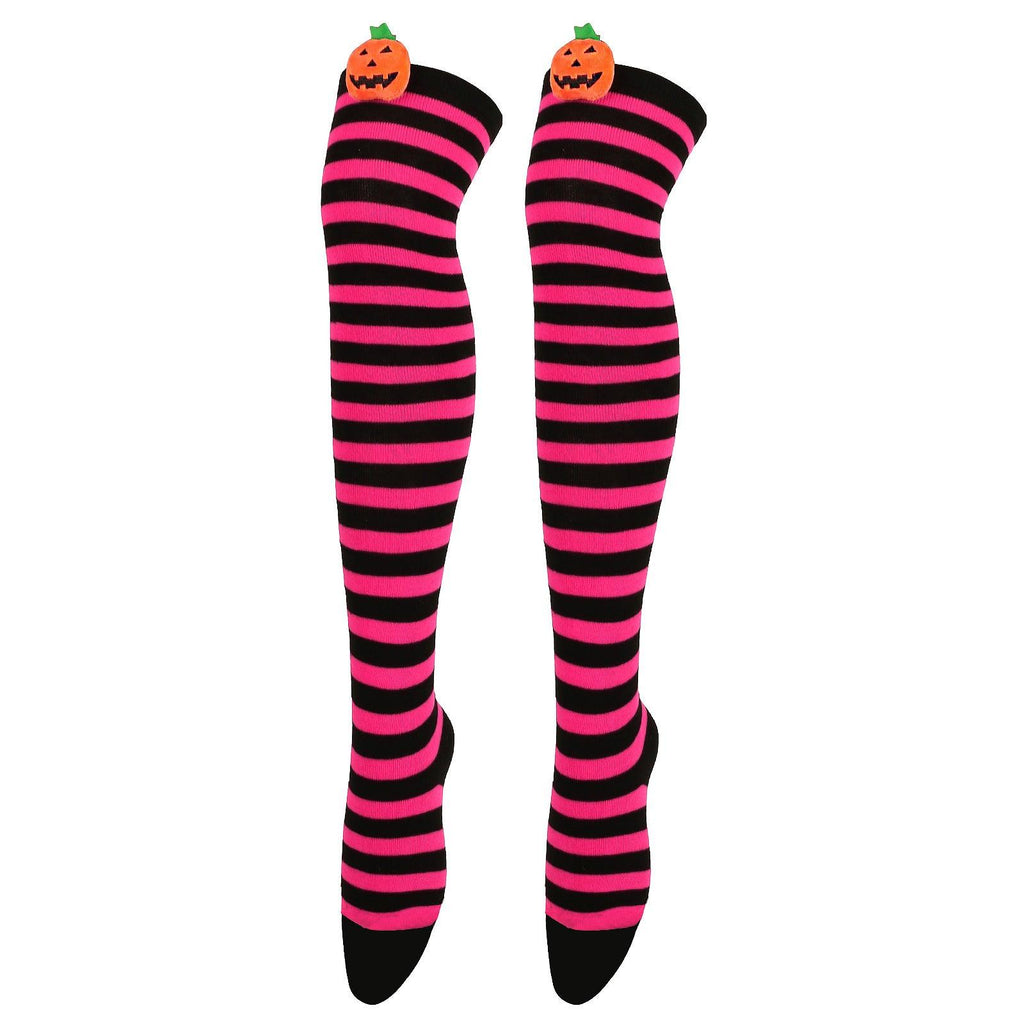 Cartoon Devil Over Knee Socks Women - Amazitshop