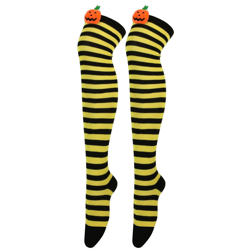 Cartoon Devil Over Knee Socks Women - Amazitshop