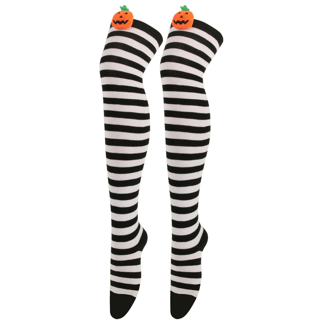 Cartoon Devil Over Knee Socks Women - Amazitshop