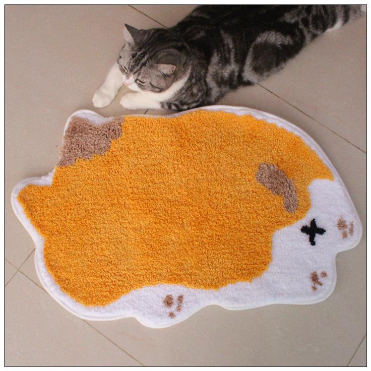 Cartoon Non - slip Floor Mats, Pet Carpets, Cat Mats, Sleeping Cat Cage Mats, Warm Cat Supplies - Amazitshop