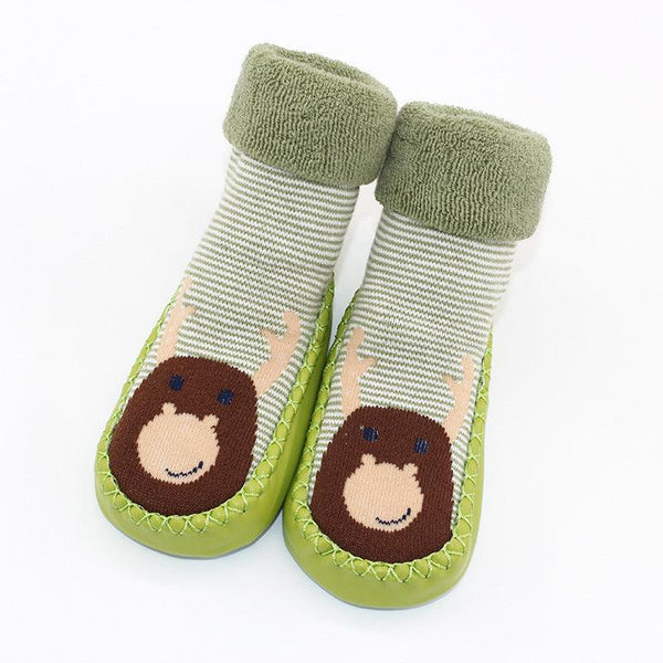 Cartoon Non - Slip Soft Sole Baby Toddler Shoes And Socks - Amazitshop