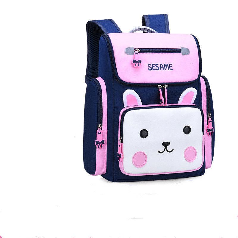 Cartoon Schoolbag Shoulders Lightweight Cute Children Waterproof Bag - Amazitshop