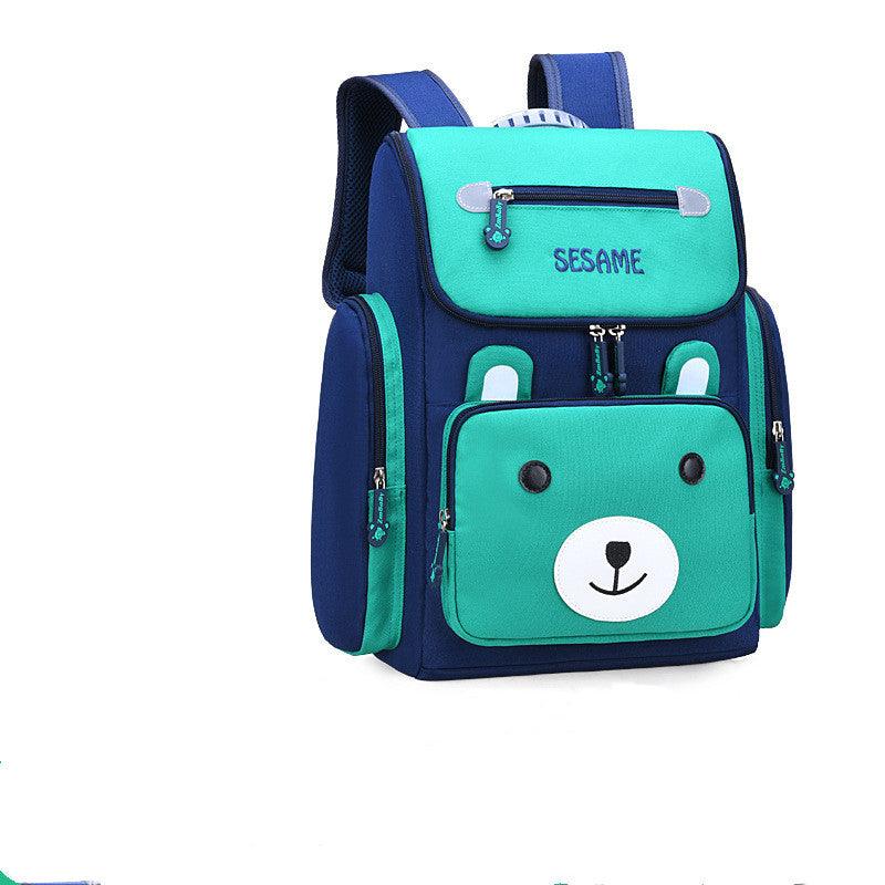 Cartoon Schoolbag Shoulders Lightweight Cute Children Waterproof Bag - Amazitshop
