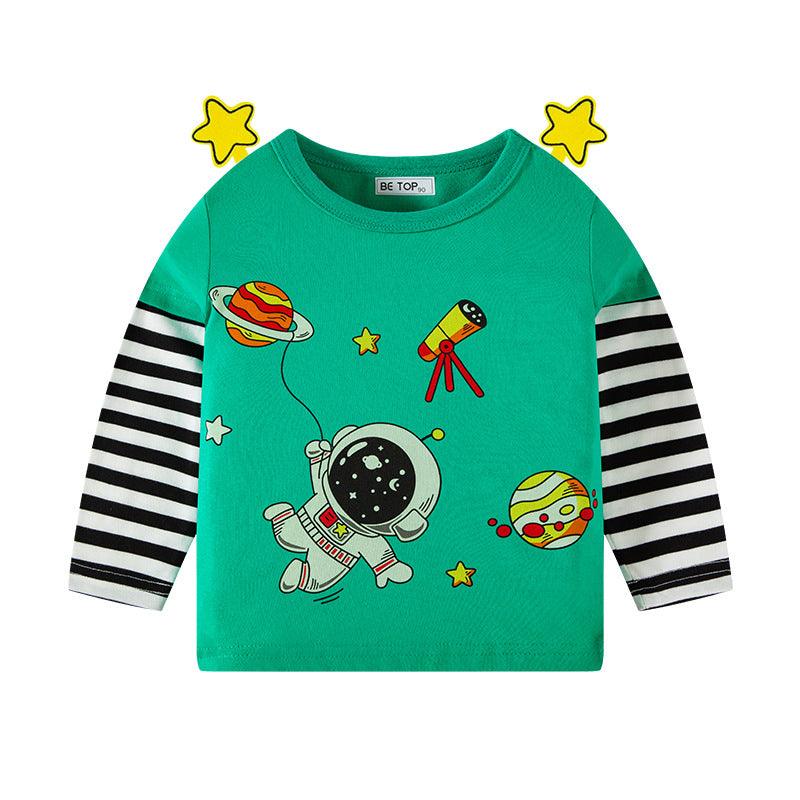 Cartoon Three - dimensional Printing Children's Long Sleeve - Amazitshop