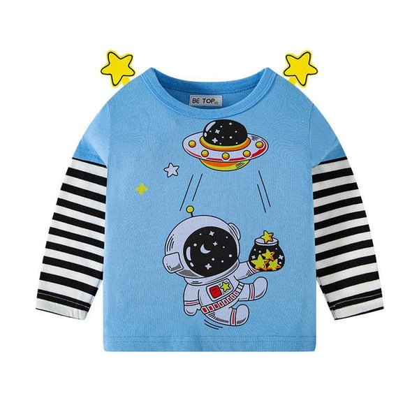 Cartoon Three - dimensional Printing Children's Long Sleeve - Amazitshop