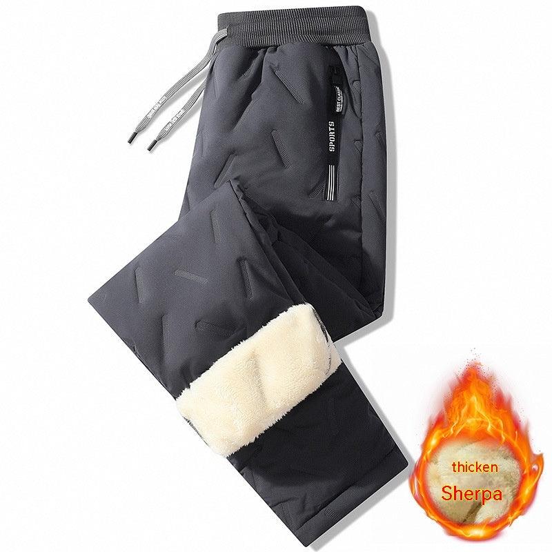 Cashmere Pants Male Plus Size Fleece - lined - Amazitshop