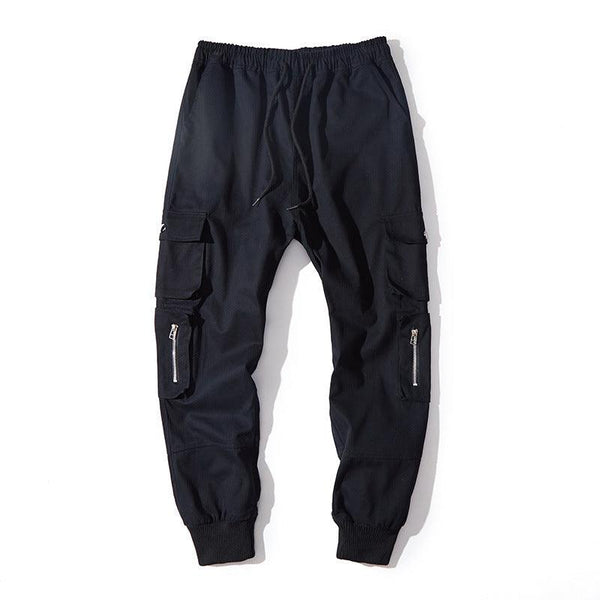 Casual Cargo Pant Men Harajuku Pencil Pants Many Pockets - Amazitshop