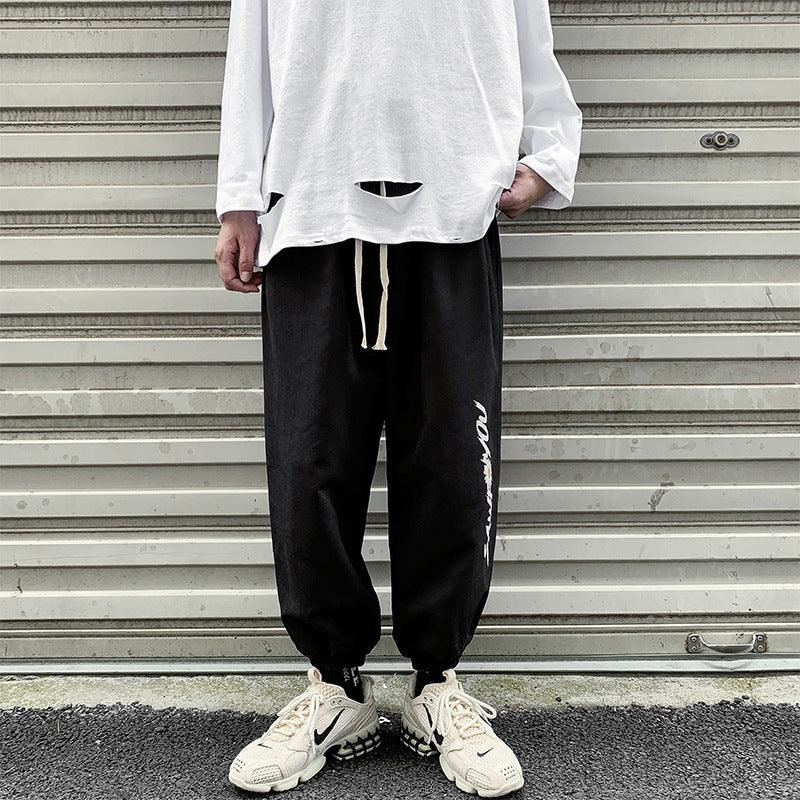 Casual Men's Trendy Loose - fitting Trousers Ins All - match S - Amazitshop