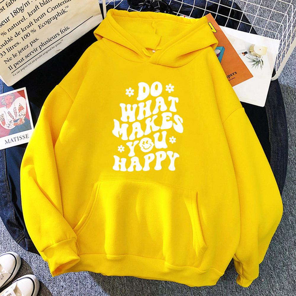 Casual Printed Women's Hoodie - Amazitshop