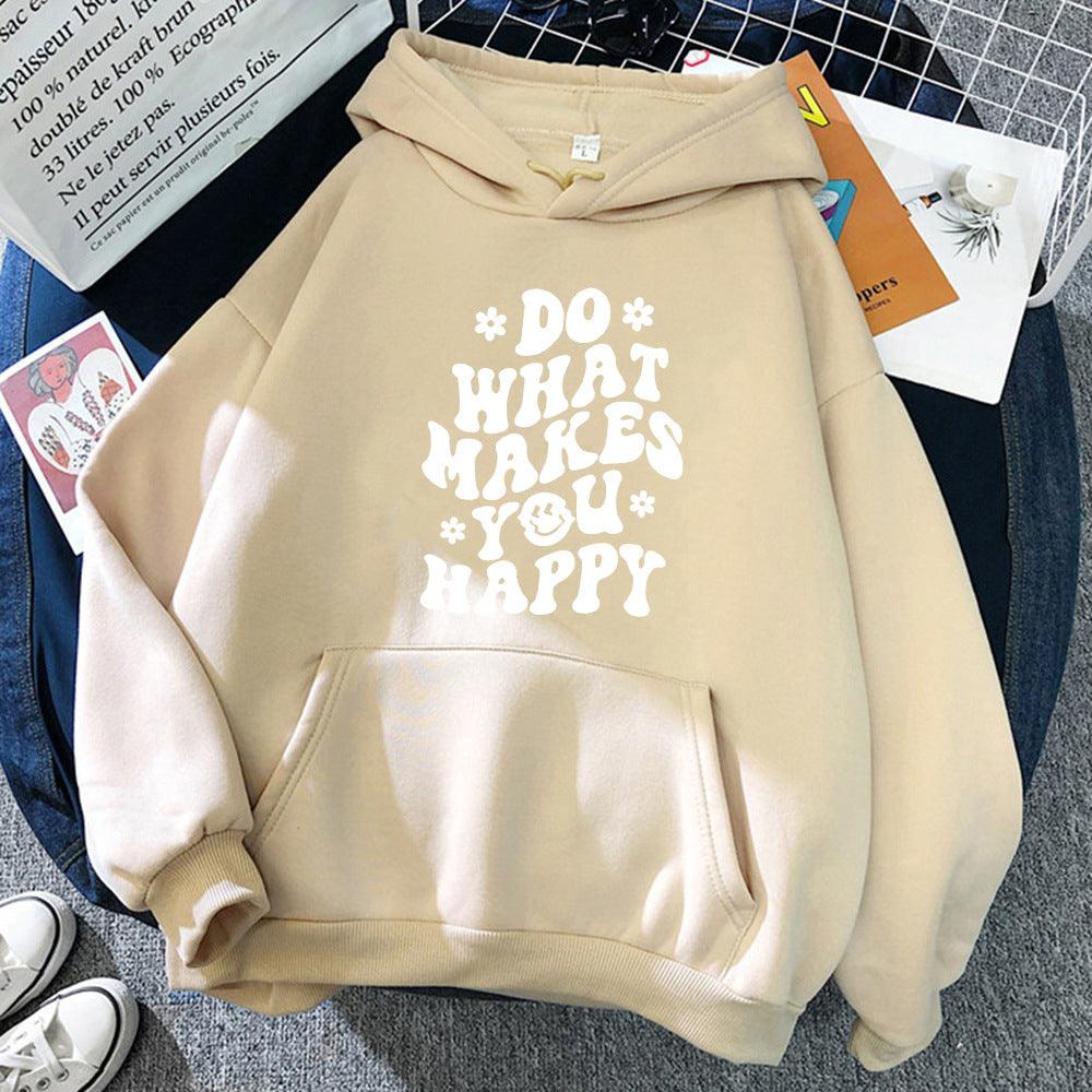 Casual Printed Women's Hoodie - Amazitshop