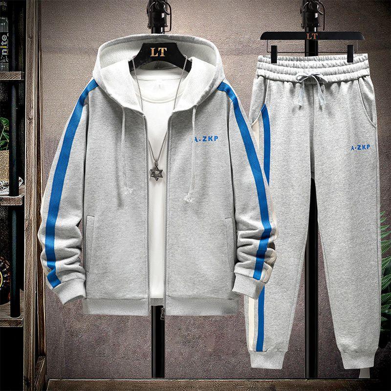 Casual Sports Suit Men's Loose Sportswear Hooded - Amazitshop