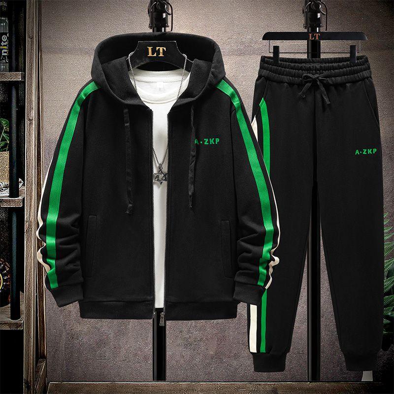 Casual Sports Suit Men's Loose Sportswear Hooded - Amazitshop