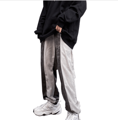 Casual Trousers With Waist Stitching Straight Thin Pant - Amazitshop