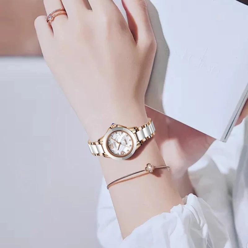 Ceramic Ladies Watches Exquisite High - end Watches - Amazitshop