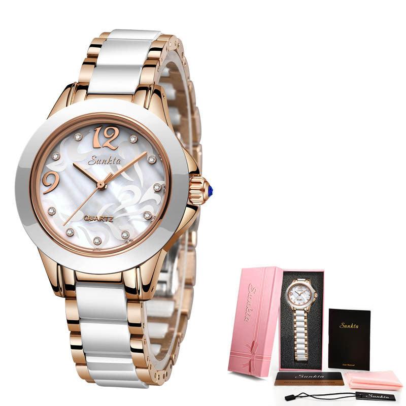 Ceramic Ladies Watches Exquisite High - end Watches - Amazitshop