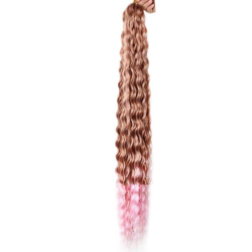 Chemical Fiber Wig Crochet Deep Curve 32inch - Amazitshop