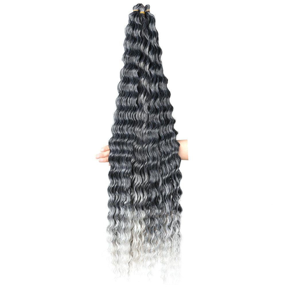 Chemical Fiber Wig Crochet Deep Curve 32inch - Amazitshop