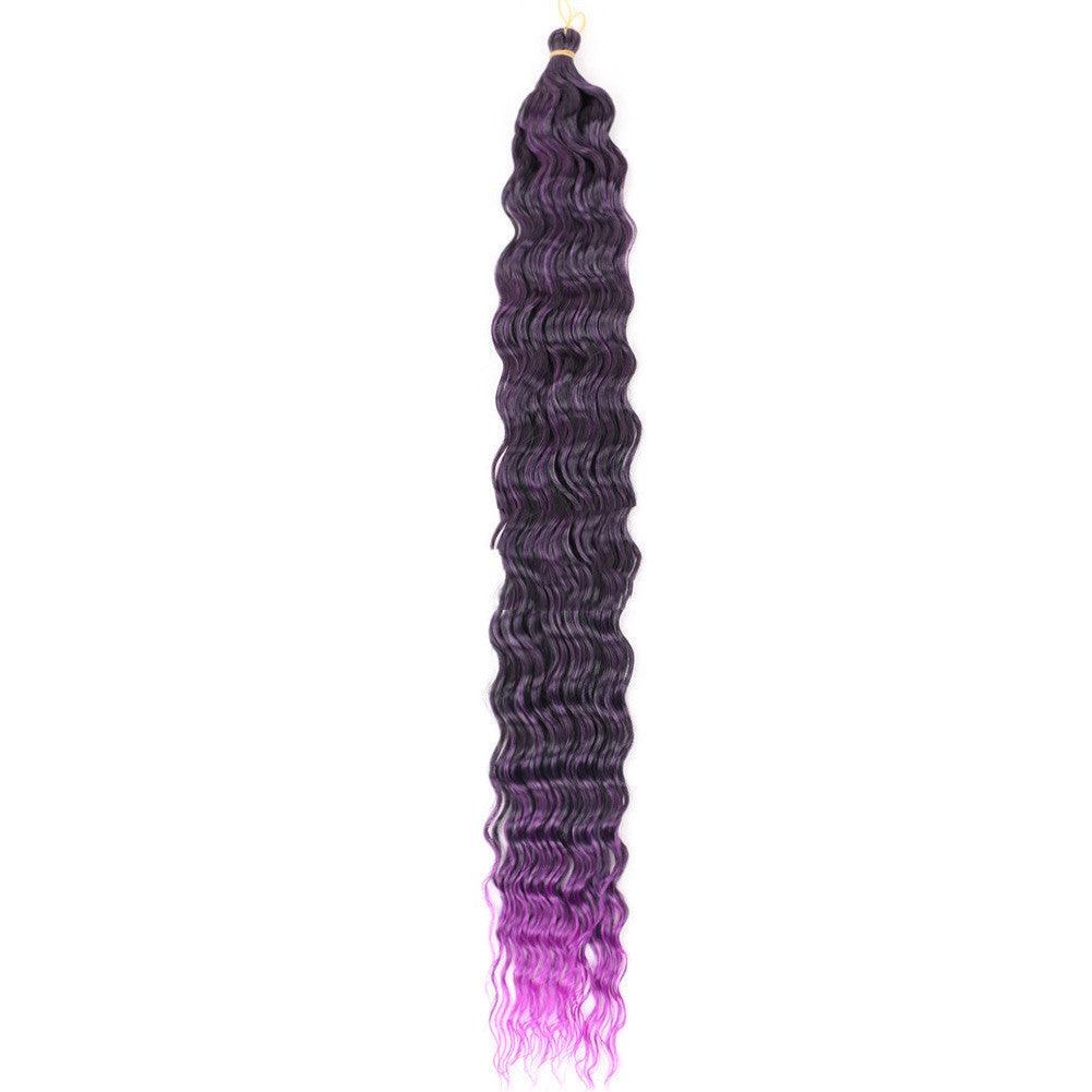 Chemical Fiber Wig Crochet Deep Curve 32inch - Amazitshop