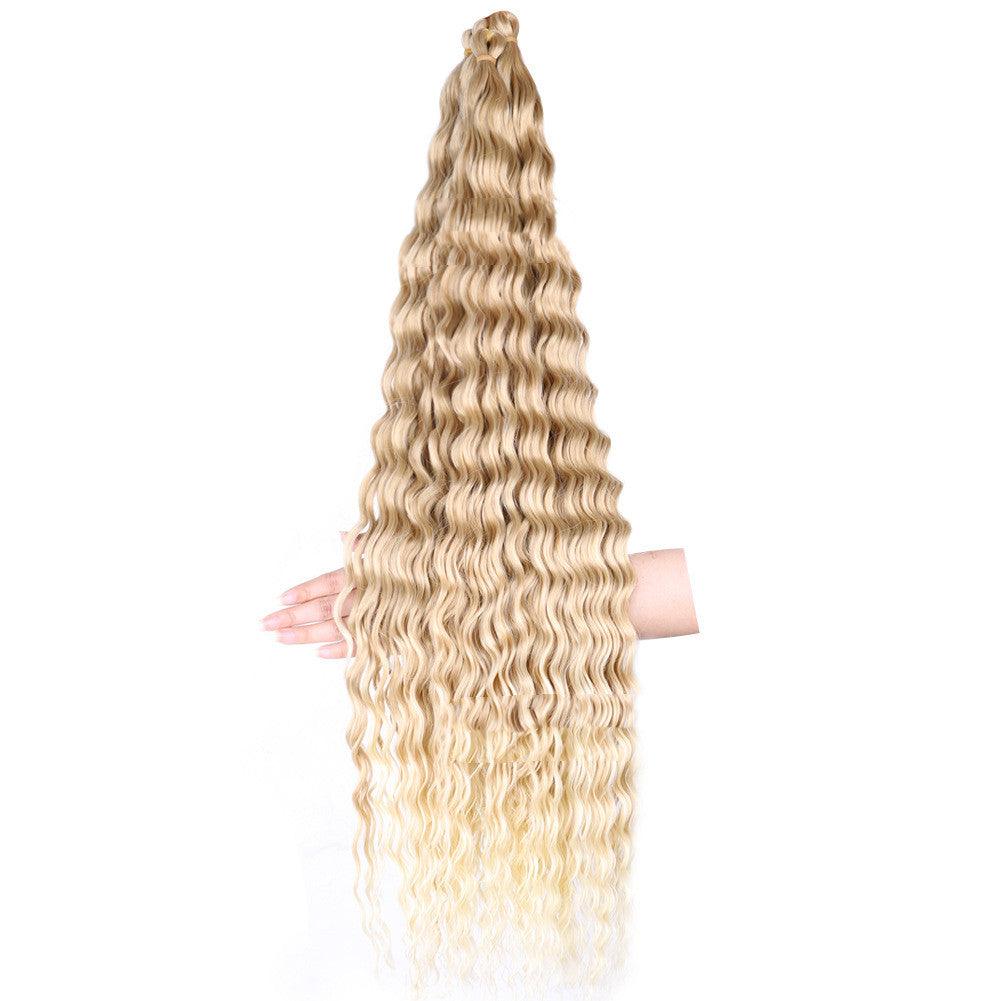 Chemical Fiber Wig Crochet Deep Curve 32inch - Amazitshop