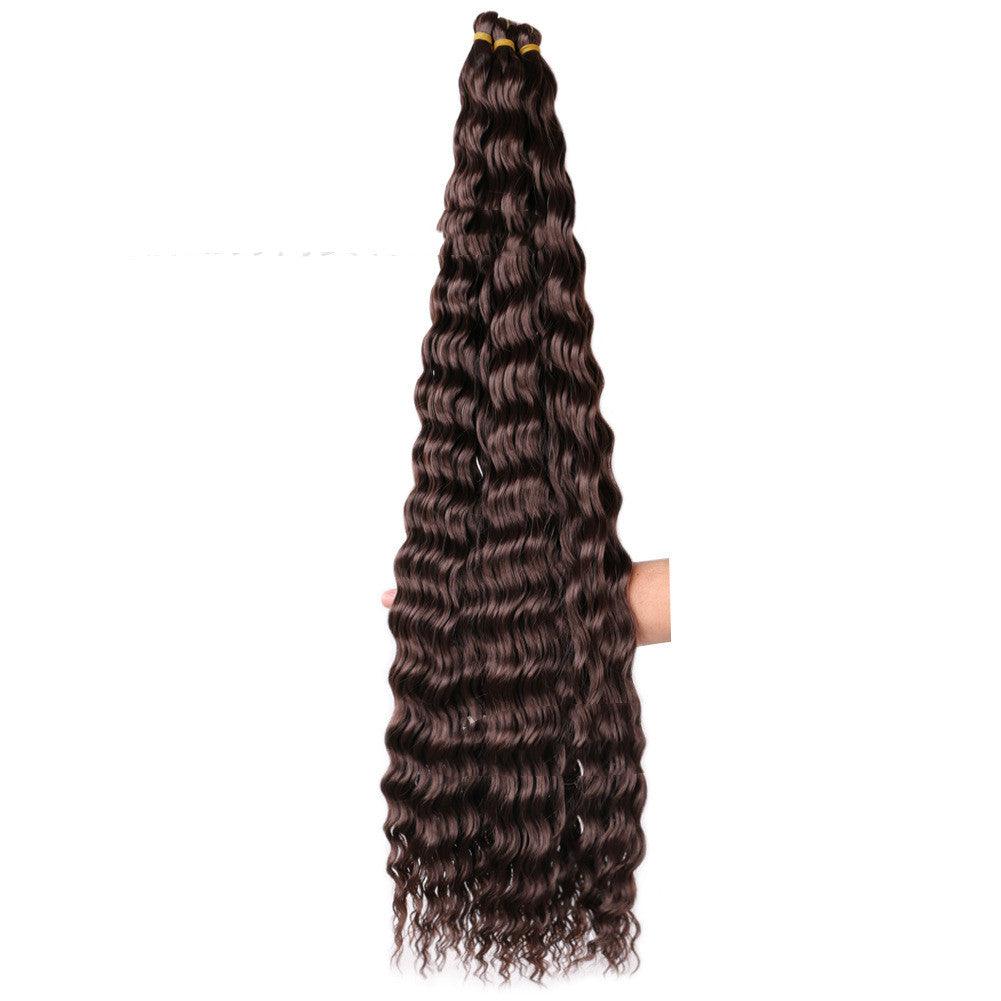 Chemical Fiber Wig Crochet Deep Curve 32inch - Amazitshop