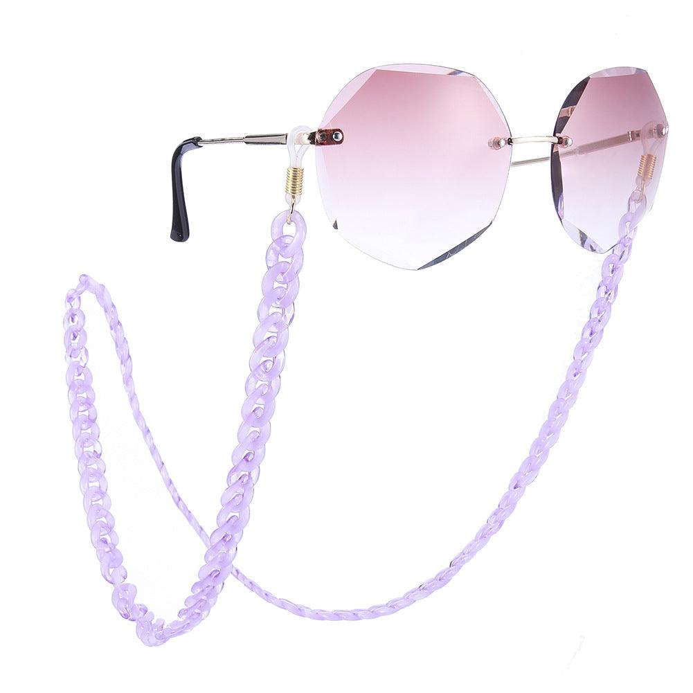 Chic Ladies Sunglasses Chain Acrylic Glasses Chain - Amazitshop